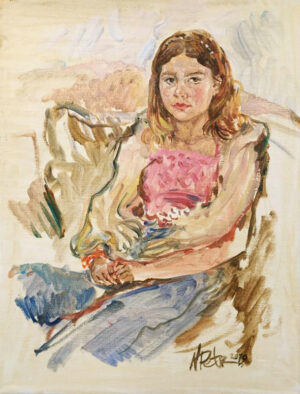 Sketch of a Girl in Giverny